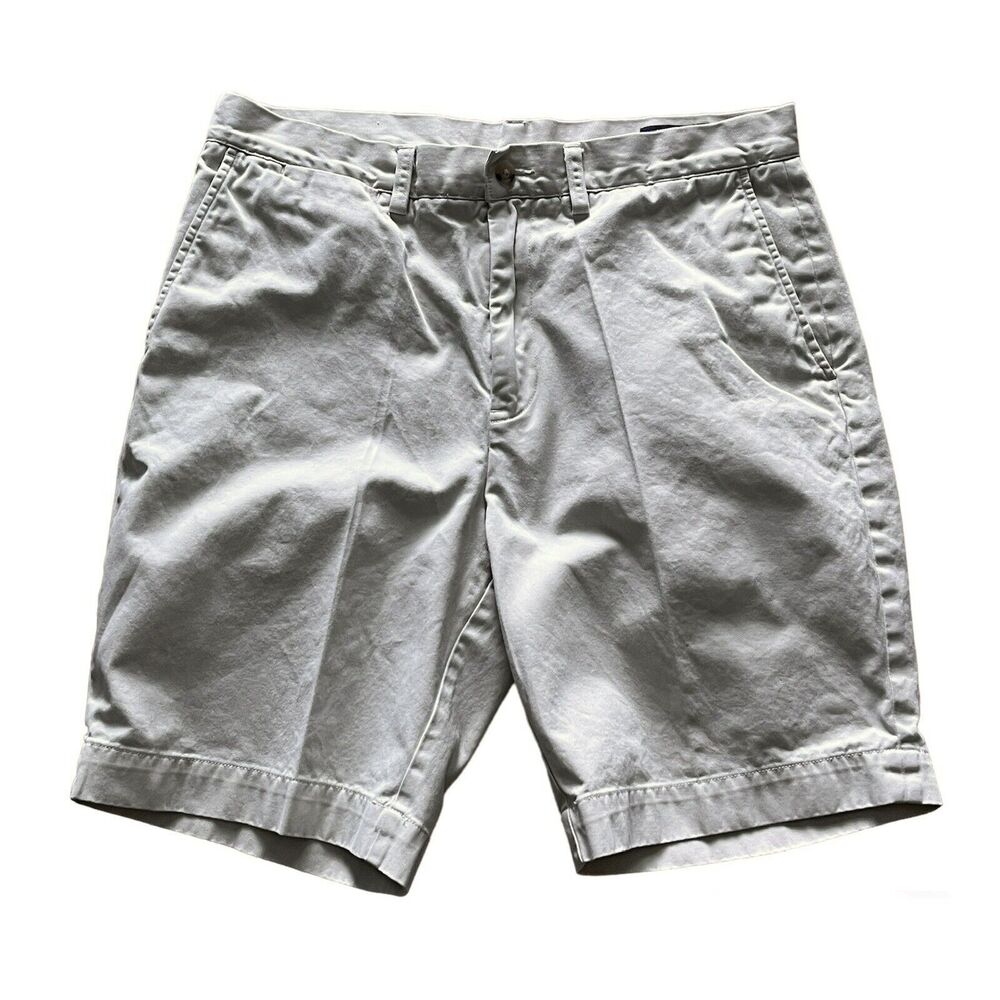 Polo Ralph Lauren Chino Classic Fit 9โ Shorts Mens Khaki Beige Size 33